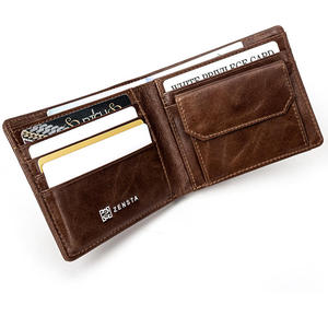 Portefeuille fin pour homme, dernier design, en cuir véritable, vintage, grande capacité, porte-cartes personnalisé pour homme - Product Image 5