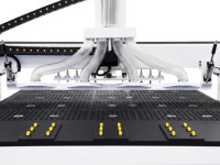 Machine de fraisage CNC pour bois robuste 2130 ATC avec broche oscillante et axe rotatif pour armoires et portes