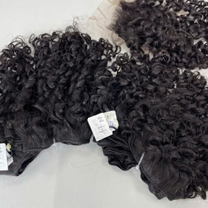 Venta al por mayor 100% Extensiones de Cabello Humano Virgen Crudo Vietnamita Super Doble Dibujado para Pixie Weaving Color Natural - Product Image 5