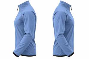 เสื้อแจ็คเก็ตแขนยาวผู้ชายแบบซิป ¼  ทรงสปอร์ต แห้งเร็ว ผลิตจากโพลีเอสเตอร์ ทรงเข้ารูป เหมาะสำหรับใส่ในฤดูใบไม้ผลิ - Product Image 3