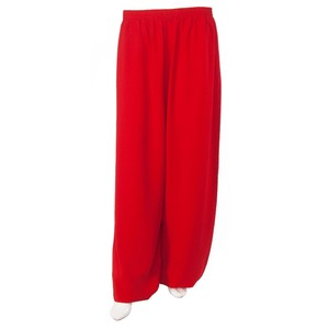 Conjuntos de Kungfu y Taiji Unisex de Poliéster y Spandex Rojos con Tacto Sedoso, Transpirables y Suaves para un Movimiento Fácil - Product Image 3