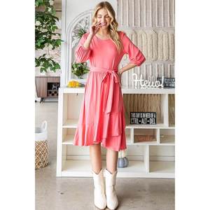 Reborn J Tie ด้านหน้ามีระบายชุดเดรสแขนระบายทำด้วยมือตัวแปรบริการเติมเต็ม - Product Image 3