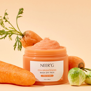 [NEERG] Mascarilla de Gel Vegana Jeju CCA Complex 110g con Zanahoria y Manzana para una Piel Radiante y Mascarilla Lavable - Product Image 3