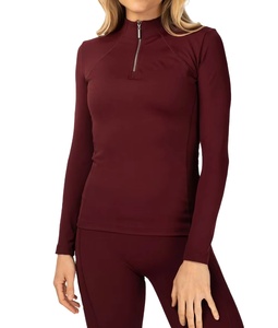 Camisa de Competición Ecuestre Western de Manga Larga para Mujer, Transpirable, de Alto Rendimiento, Ropa de Competición Femenina - Product Image 1