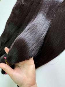 ผม Remy ธรรมชาติแบบลอนคลื่นลึกแบบหลวมไร้รอยต่อสำหรับต่อผมมนุษย์100% - Product Image 2