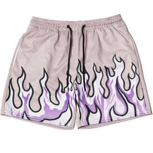 Shorts de basketball décontractés personnalisés, imprimés numériquement, écologiques, imperméables, anti-UV, 100 % polyester - Product Image 1