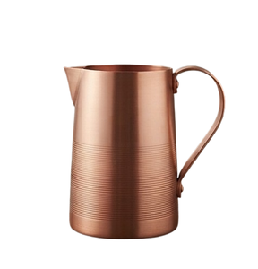 Carafe en cuivre métallique la plus vendue, style unique, fabricant et fournisseur, pichet à jus et à lait fait main pour usages multiples - Product Image 2