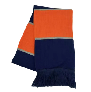 Ukrainian Flag Muffler Long Acrylic Men's Color Blocking Classic Style Winter <b>Sports</b> Fans Cheering Accessory Warmth Retention - Product Image 3