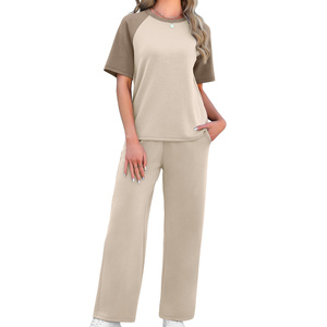 Wholesale Loungewear Summer <b>Set</b> For Women's Ladies Short Sleeve Two Piece Outfit Comfortable Casual New Fashion Women's <b>Sets</b> - Product Image 5