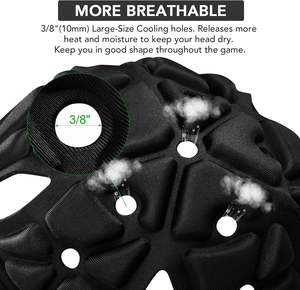 หมวกกันน็อคแบบกำหนดเองสำหรับเด็ก 7on7 ยูธ การ์เดี้ยน แคปส์ สำหรับกีฬาทางน้ำ ฟลักก์ ฟุตบอล อเมริกันฟุตบอล พร้อมปลอกหุ้มแบบซอฟต์เชลล์ - Product Image 4