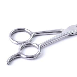 Ciseaux de coiffure professionnels, lame en acier inoxydable, manche long, pour droitiers, pour salon de coiffure - Product Image 2