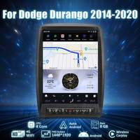 Autoradio AuCar 13,8'' Android 13 avec écran Tesla, navigation GPS pour Dodge Durango 2010-2020, lecteur DVD multimédia pour voiture