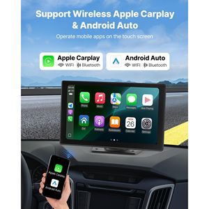 9 pollici HD Wireless Auto Stereo portatile Touch Screen Radio CarPlay Android Auto Auto di navigazione di Backup con telecamera di controllo vocale Auto - Product Image 2
