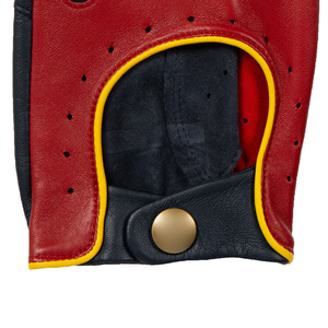 Gants de conduite professionnels pour hommes en cuir véritable, en cuir de vachette souple, design classique, accessoires de mode de haute qualité, vente en gros OEM - Product Image 5