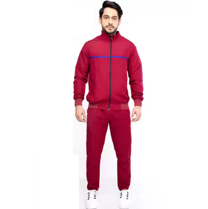 Conjunto deportivo de invierno personalizado de 2 piezas, sudadera con capucha y cremallera, pantalones jogger de corte regular. - Product Image 4