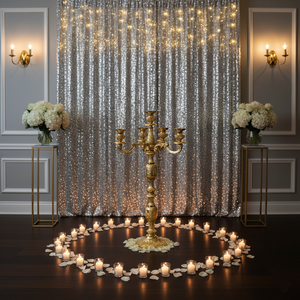 Candelabro alto de metal con diseño en relieve, 5 brazos para velas, acabado dorado, decoración para suelo y entrada, candelabro hecho a mano. - Product Image 3