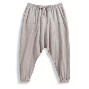 Pantalones Harem para Hombre, Ligeros, de Corte Holgado, Tela Cómoda, Perfectos para Uso Casual, Viajes y Moda Urbana - Product Image 1