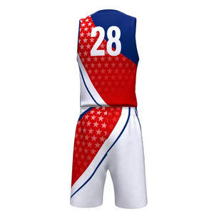 Uniformes de baloncesto de diseño personalizado, precio competitivo, buena calidad, secado rápido, 100% poliéster. - Product Image 6