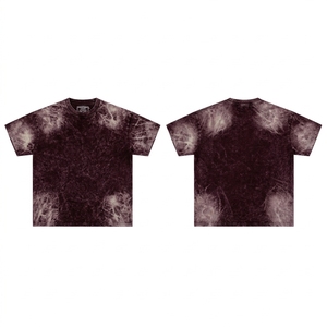 Camiseta de Moda Urbana para Hombre, Lavado Ácido, Algodón, Estilo Casual Holgado, Prenda Premium Transpirable - Product Image 3