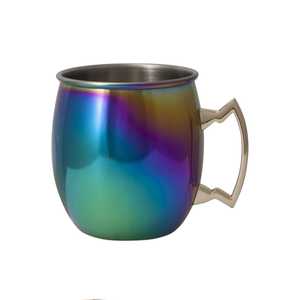 แก้วมอสโกมิวล์สแตนเลสสตีลพรีเมียมสีรุ้ง |   แก้วกาแฟเคลือบ PVD พร้อมโลโก้สั่งทำ - Product Image 5