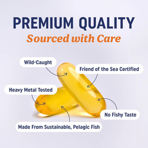 Triple Strength <strong>Omega</strong>-<strong>3</strong> Softgels Supplement for Men and Women Vegan EPA DHA <strong>Fish</strong> <strong>Oil</strong> Supplement - Product Image 3