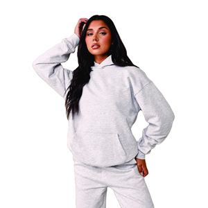 Ensemble de pantalons deux pièces pour femmes Vêtements pour femmes 2023 Ensembles de jogging d'entraînement Survêtements personnalisés pour femmes Pullover Hoodie avec poche - Product Image 2