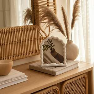 Borde acanalado blanco de tiza - Product Image 6