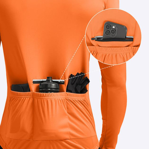 High Elasticity Mens Cycling Jersey Slim Fit <b>Road</b> Bike Shirt Comfortable Stretch Fabric Biking Apparel Professional Export Grade - Product Image 4