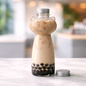 Botella de Plástico de Grado Alimenticio con Forma de Gato de 500 ml, CM500-33, Envase a Prueba de Fugas para Jugos y Aderezos - Product Image 2