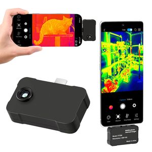 Caméra thermique pour Android et iOS, résolution supérieure 512 x 384, fréquence de rafraîchissement 25 Hz, imageur thermique infrarouge pour smartphones - Product Image 1