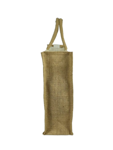 Natural Jute Tote Shopping <b>Bag</b> with Lord Ganesha Printed Design Rope Handle Zipper Closure <b>Wedding</b> <b>Gift</b> <b>Bag</b> - Product Image 3