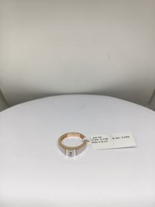 Anillo de Diamante Natural Ligero y Elegante para Hombre, Oro Blanco/Amarillo de 14K, Estilo Vintage, Corte Brillante, Certificado IGI, 0.17ct, Rodio - Product Image 6