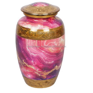 เครื่องเผาศพแบบคลาสสิกสำหรับผู้ใหญ่ขี้เถ้าทำจากหินอ่อนสีสันสดใส - Product Image 1