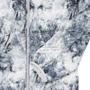 Chaqueta de Plumón Personalizada con Logotipo Frontal, Ecológica, Transpirable, de Lona, para Hombre, con Cuello Alto - Product Image 6