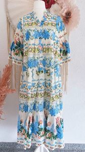 Boho Embroidery Solid <b>Kimono</b> <b>Cardigan</b> Long Sleeve Regular Fit Full Sleeve Black with Colorful Paisley Pattern Summer Wear - Product Image 2