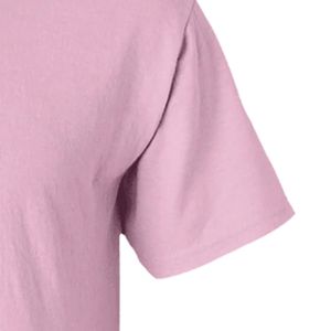 Camiseta de Algodón Rosa de Manga Corta con Cuello Redondo y Diseño Bordado a Mano para Mujer, Top de Moda Casual, Ropa al por Mayor - Product Image 4