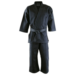 Uniforme de karaté 100% coton pour adultes, logo personnalisé sur le devant, respirant, tissu personnalisé, poids ajustable - Product Image 4