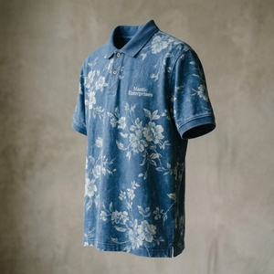 เสื้อเชิ้ตคอเต่าแขนสั้นผู้ชาย ผ้าสแปนเด็กซ์/โพลีเอสเตอร์ ทอแบบแจ็คการ์ด น้ำหนัก 320 กรัม ลายเรียบ ระบายอากาศได้ดี และเป็นมิตรกับสิ่งแวดล้อม - Product Image 4