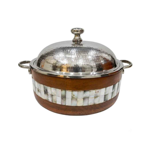 Olla de Metal Ligera con Tapa, Recipiente para Mantener la Comida Caliente, para el Hogar, Bodas, Catering, Hoteles, Servicio de Alimentos - Product Image 2