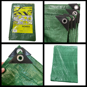 Bâche colorée écologique en PE/HDPE/LDPE, tissée unie, résistante à l'eau, au vent et aux UV, 700D-1500D, sur mesure pour l'extérieur - Product Image 2