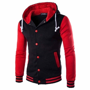 Chaqueta Varsity de 400g para Hombre, Chaqueta Letterman con Logotipo Personalizado, Impermeable, Transpirable, Cuello en V, Moda de Invierno - Product Image 6