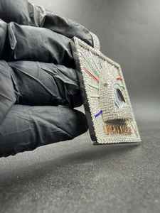 Pendentif Hip Hop Premium Personnalisé en Moissanite Motif Requin Givré, en Argent Sterling 925, Bijoux Fins, Pendentifs et Breloques - Product Image 3