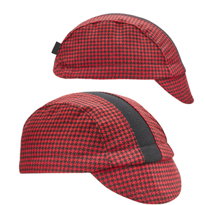Gorra de Ciclismo a Cuadros Roja, Transpirable, de Secado Rápido, de 5 Paneles, para Adultos, Protección Solar, Uso en Exteriores, Primavera/Verano 2026 - Product Image 1