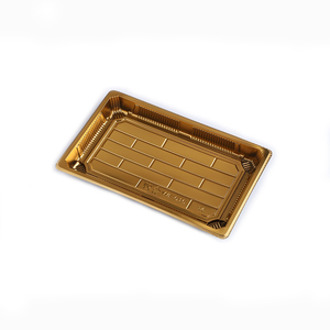 Prato de Sushi Plástico Descartável para Viagem, Bandeja Retangular para Sushi com Tampa, Vendas por Atacado - Product Image 5