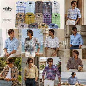 เสื้อเชิ้ตผู้ชายลายทางผ้าฝ้ายลำลอง แขนยาว ปกคอพับ ระบายอากาศได้ดี ผ้าป๊อปลินสำหรับฤดูร้อน สินค้าจากบังกลาเทศ - Product Image 4