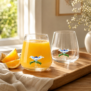 Handmade Borosilicate 300ml Clear Drinking Tumblers Lead-Free Whisky <b>Water</b> Juice <b>Glasses</b> Reusable Bulk - Product Image 6