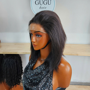 Gugu Hair Vietnam <b>Bob</b> <b>wigs</b> Natural Straight 10 inches Virgin Vietnamese Hair <b>Wig</b> for Women Glueless Lace 5x5 Closure - Product Image 4