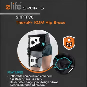 Attelle de hanche TheraP+ ROM E-Life E-SHPTP90 réglable et gonflable pour une compression qui améliore la stabilité et le confort de la hanche - Product Image 1