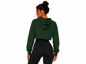 Sudadera corta de moda para mujer, diseñada para uso diario, costuras de primera calidad, tela duradera, estilo moderno y cómodo. - Product Image 3