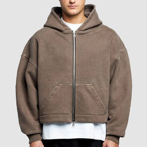 Sudaderas con Capucha MOVETEXTILE Basics para Hombre, Sudaderas de Algodón Personalizadas para Fitness, Sudaderas Holgadas de Estilo Vintage para Hombre, Sudaderas con Hombros Caídos - Product Image 3